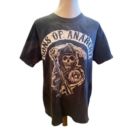 Sons of Anarchy Gray Crewneck T-Shirt Size M - Picture 2 of 10